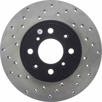 StopTech Sport Cross Drilled Brake Rotor - Rear Right 128.40085R