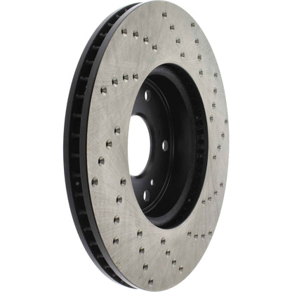 StopTech Sport Cryo Cross Drilled Brake Rotor; Rear Left