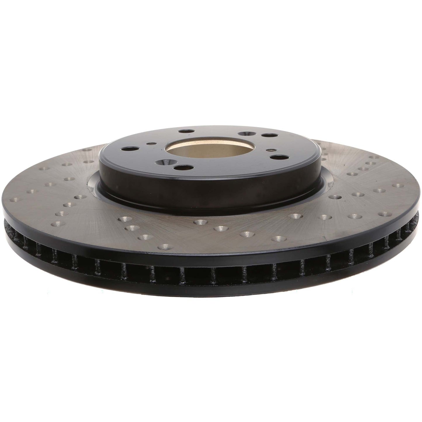 StopTech Sport Cryo Cross Drilled Brake Rotor; Rear Right