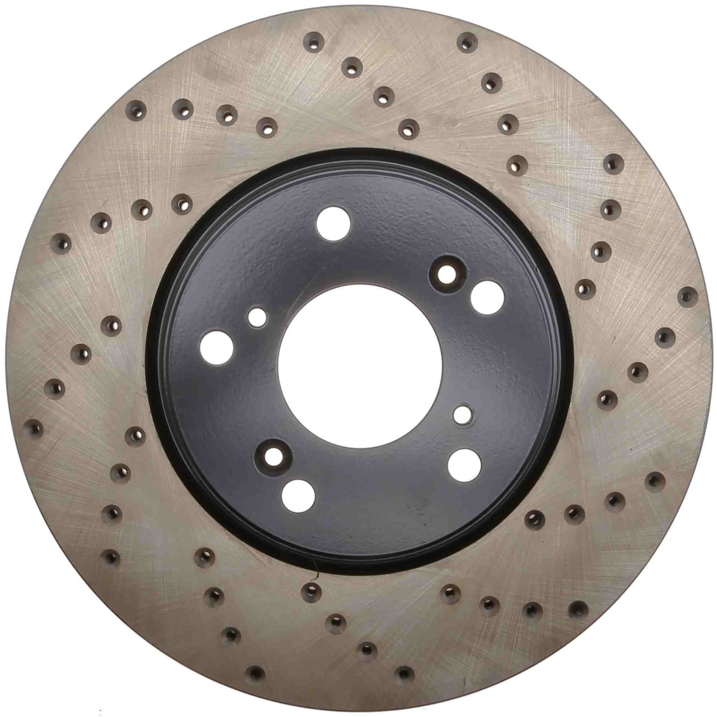 StopTech Sport Cryo Cross Drilled Brake Rotor; Rear Right