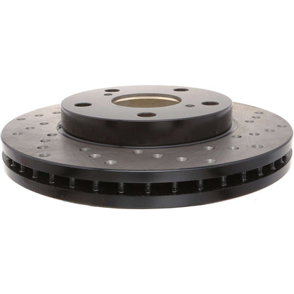 StopTech Sport Cross Drilled Brake Rotor - Front Right 128.40087L