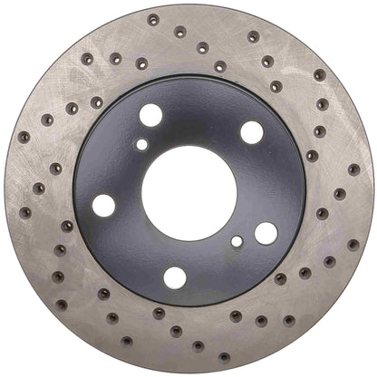 StopTech Sport Cross Drilled Brake Rotor - Front Right 128.40087L