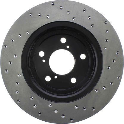 StopTech Sport Cross Drilled Brake Rotor - Front Left 128.40092R