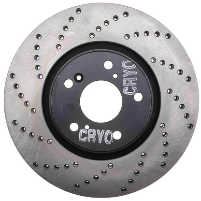 StopTech 17-18 Acura ILX / Honda Civic SI Cryo Drilled Sport Right Front Rotor 128.40094CR