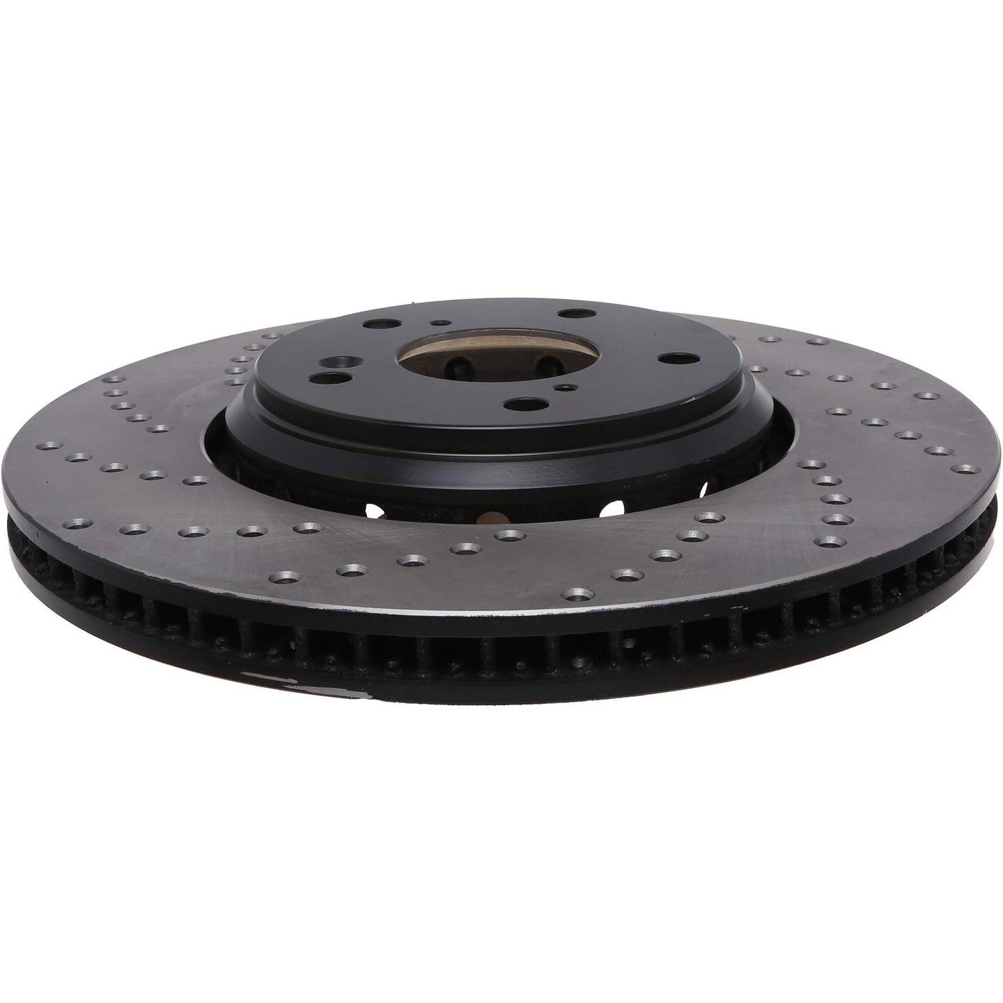 StopTech 17-18 Honda Civic SI / Acura ILX Drilled Sport Right Front Rotor 128.40094R
