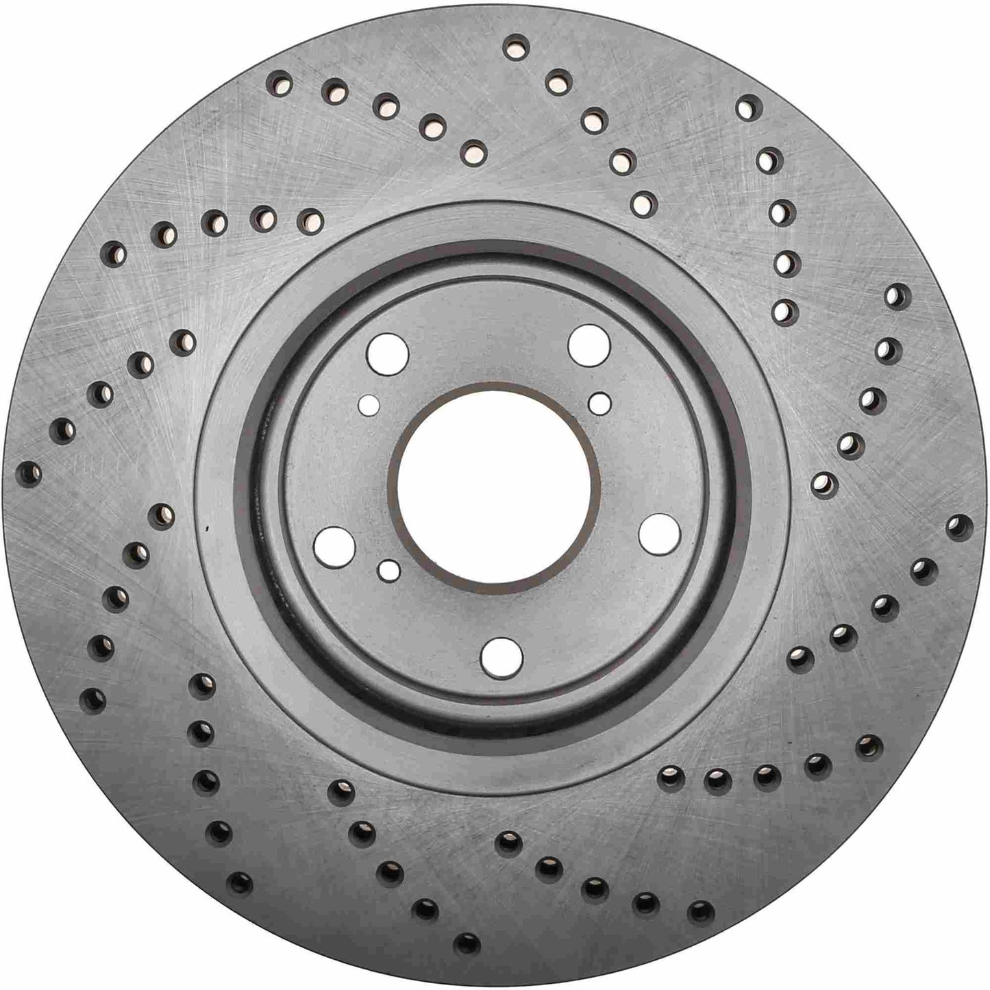StopTech 17-18 Honda Civic SI / Acura ILX Drilled Sport Right Front Rotor 128.40094R