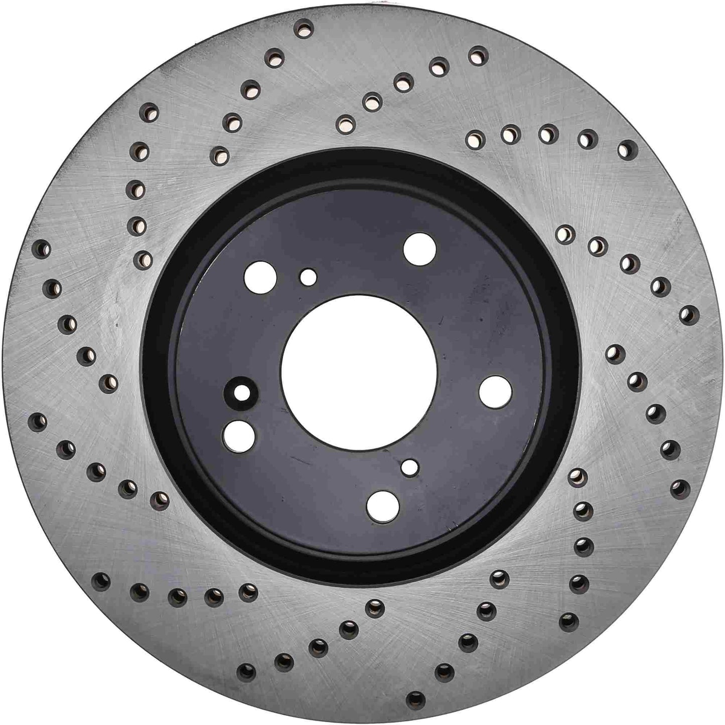 StopTech 17-18 Honda Civic SI / Acura ILX Drilled Sport Right Front Rotor 128.40094R