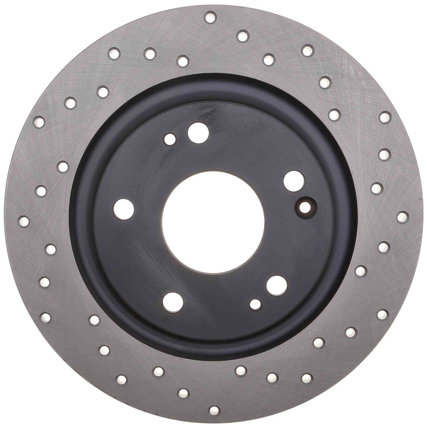 StopTech 2017 Honda Civic R Cross Drilled Sport Left Rear Rotor 128.40097L