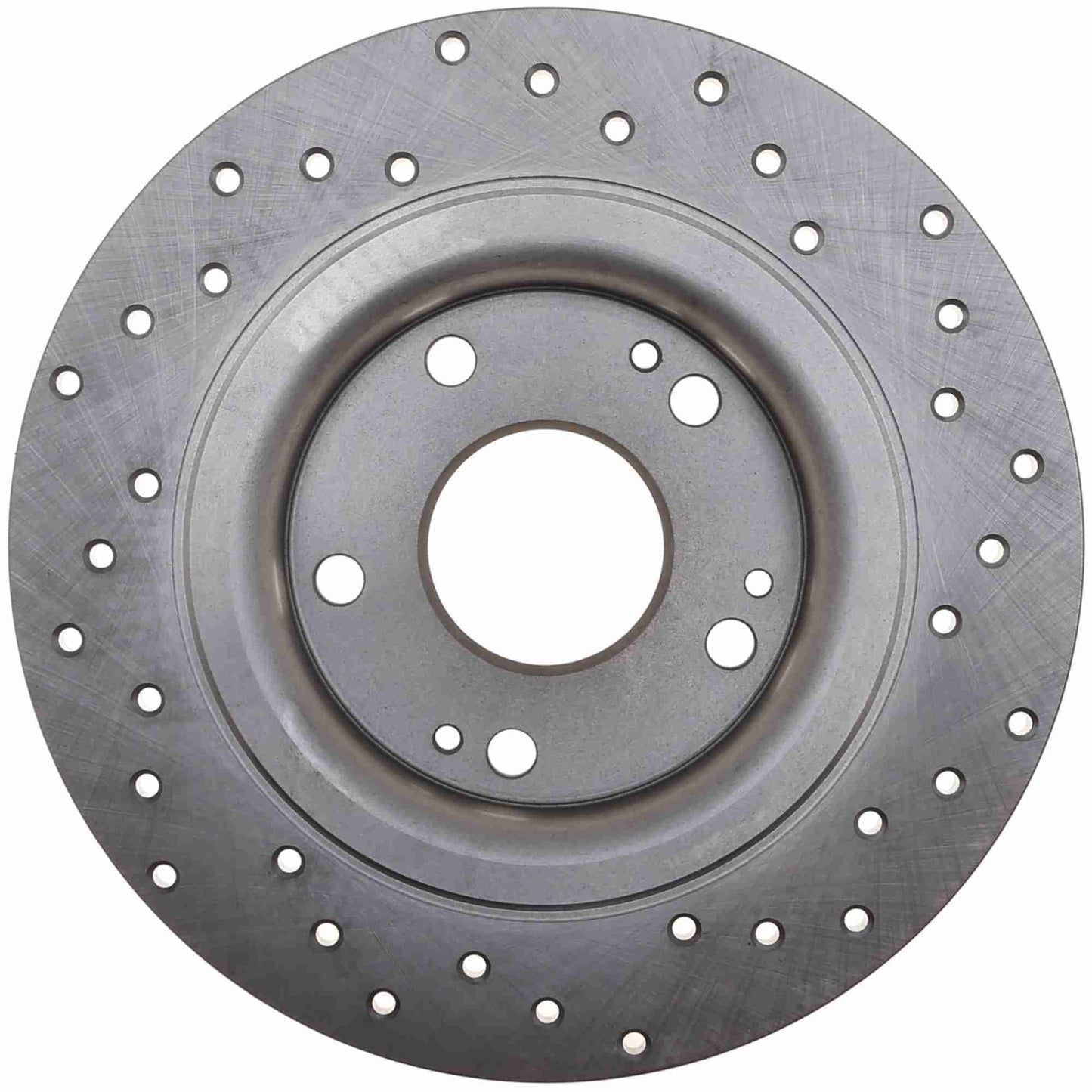 StopTech 17-20 Honda Civic R Cross Drilled Sport Right Rear Rotor 128.40097R