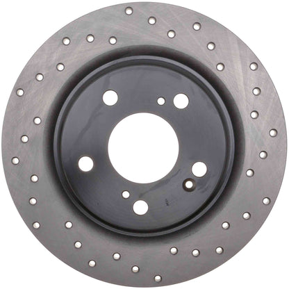 StopTech 2018 Honda Civic Type R Cross Drilled Left Rear Rotor 128.40101L