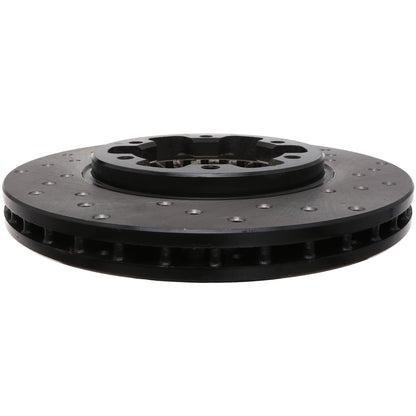 StopTech Sport Cryo Cross Drilled Brake Rotor; Front Left