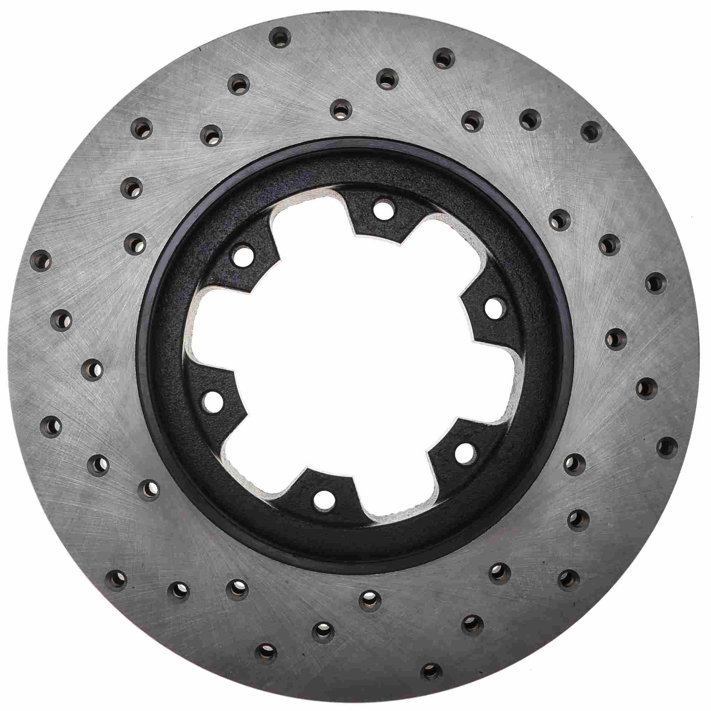 StopTech Sport Cryo Cross Drilled Brake Rotor; Front Left