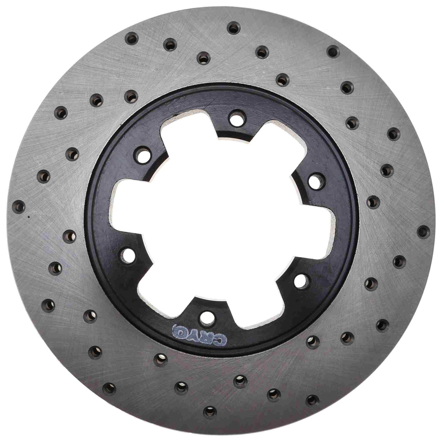 StopTech Sport Cryo Cross Drilled Brake Rotor; Front Left