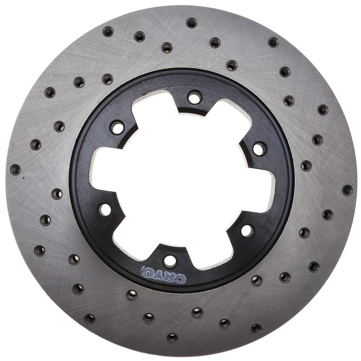 StopTech Sport Cryo Cross Drilled Brake Rotor; Front Left