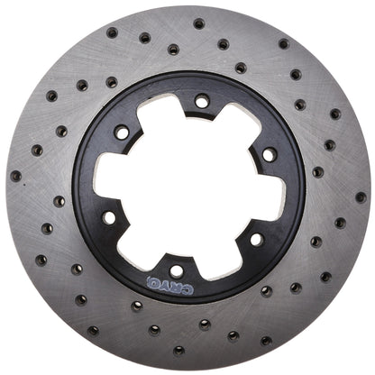 StopTech Sport Cryo Cross Drilled Brake Rotor; Front Left