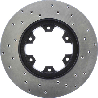 StopTech Sport Cryo Cross Drilled Brake Rotor; Front Right