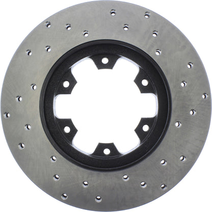 StopTech Sport Cryo Cross Drilled Brake Rotor; Front Right