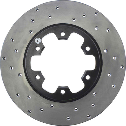 StopTech Sport Cryo Cross Drilled Brake Rotor; Front Right