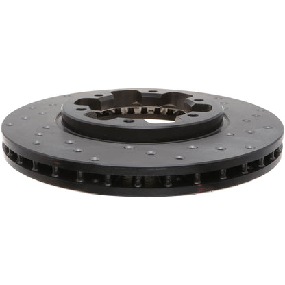 StopTech Sport Cryo Cross Drilled Brake Rotor; Front Left