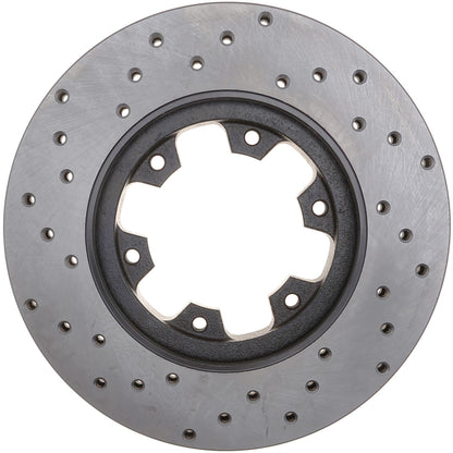StopTech Sport Cryo Cross Drilled Brake Rotor; Front Left