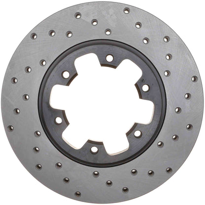 StopTech Sport Cryo Cross Drilled Brake Rotor; Front Left