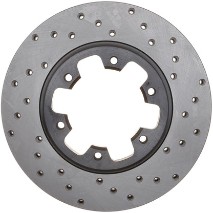 StopTech Sport Cryo Cross Drilled Brake Rotor; Front Left