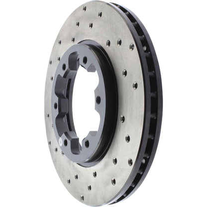 StopTech Sport Cryo Cross Drilled Brake Rotor; Front Right