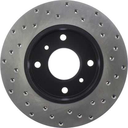 StopTech Sport Cryo Cross Drilled Brake Rotor; Front Right