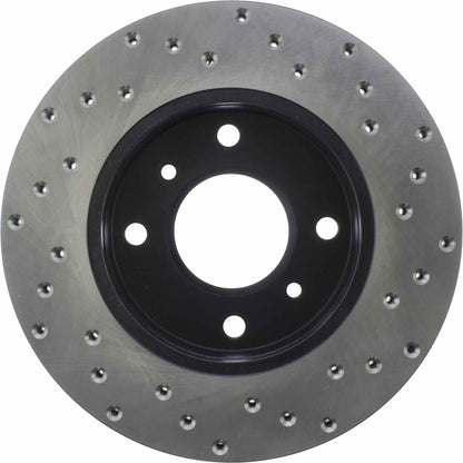 StopTech Sport Cryo Cross Drilled Brake Rotor; Front Right