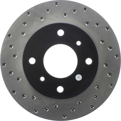 StopTech Sport Cryo Cross Drilled Brake Rotor; Front Right