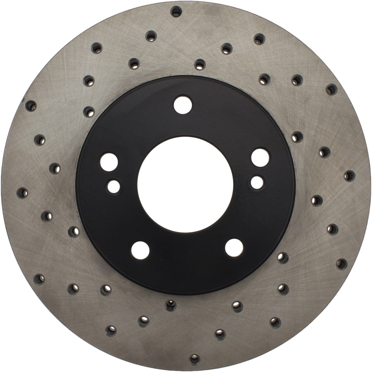 StopTech Sport Cryo Cross Drilled Brake Rotor; Rear Right