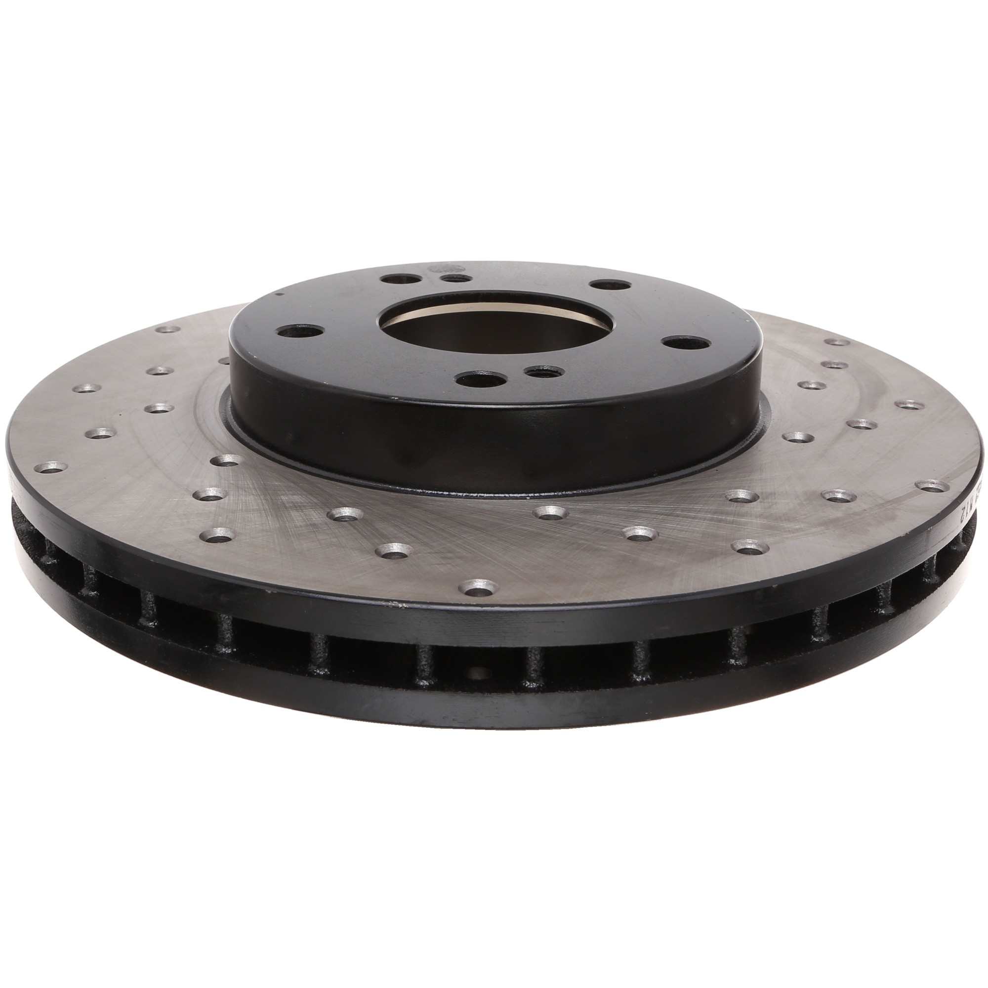 StopTech Sport Cryo Cross Drilled Brake Rotor; Front Left