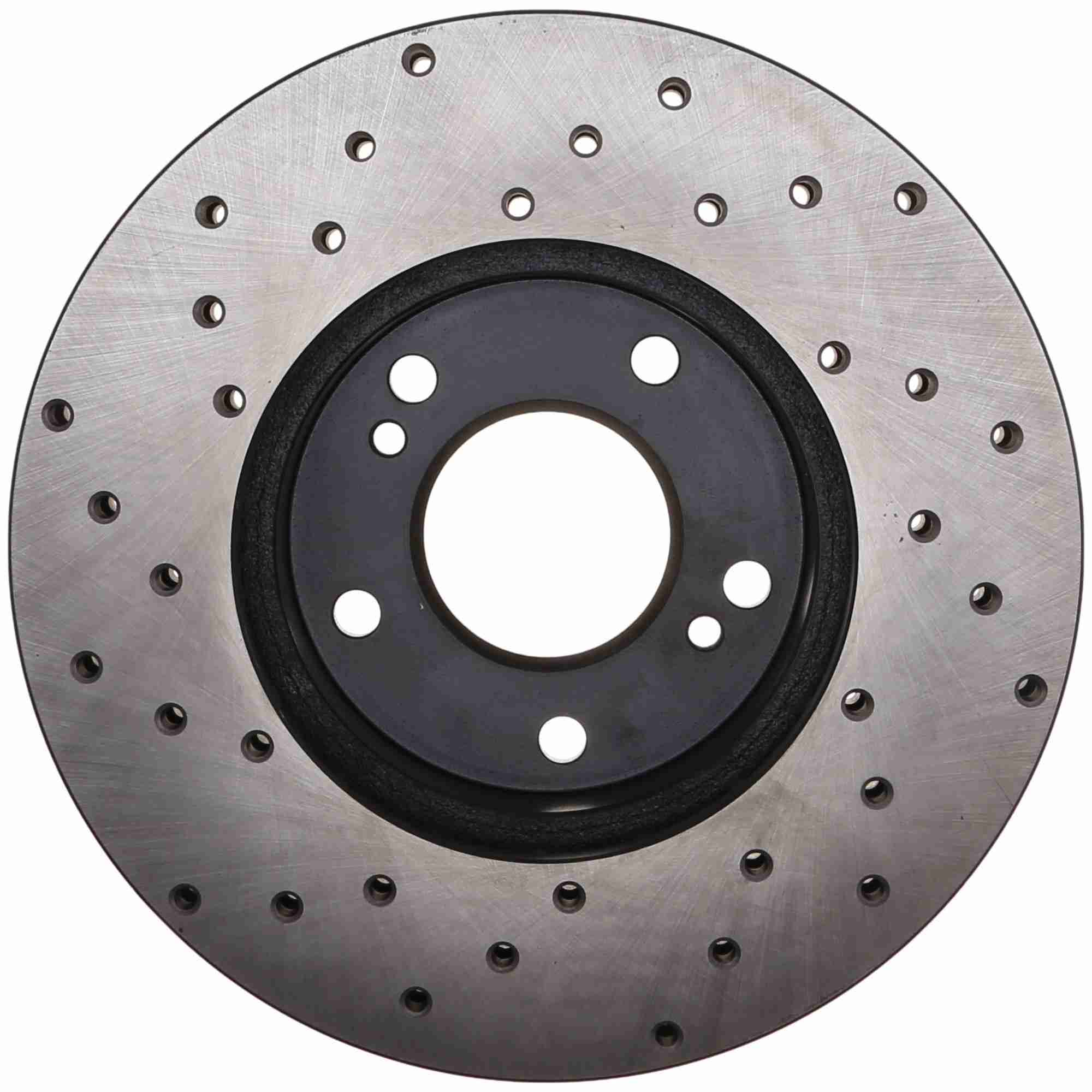 StopTech Sport Cryo Cross Drilled Brake Rotor; Front Left