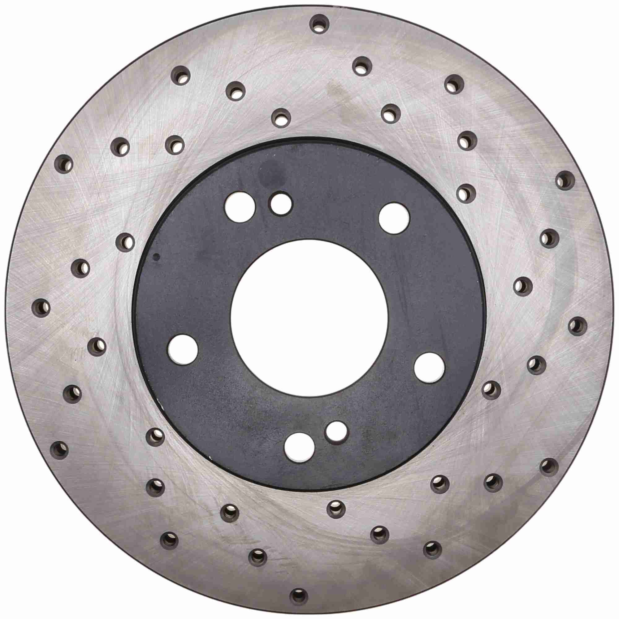 StopTech Sport Cryo Cross Drilled Brake Rotor; Front Left