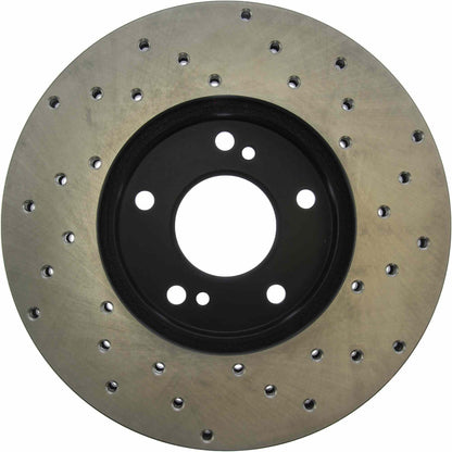 StopTech Sport Cryo Cross Drilled Brake Rotor; Front Right