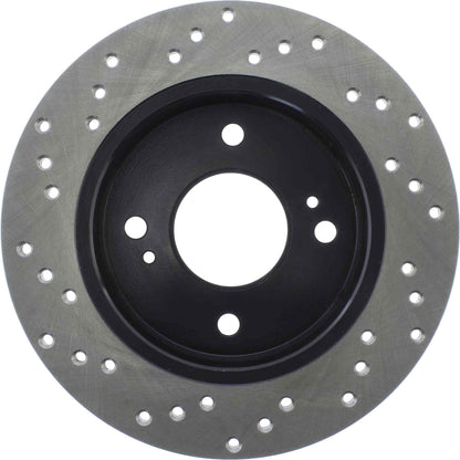 StopTech Sport Cryo Cross Drilled Brake Rotor; Front Left