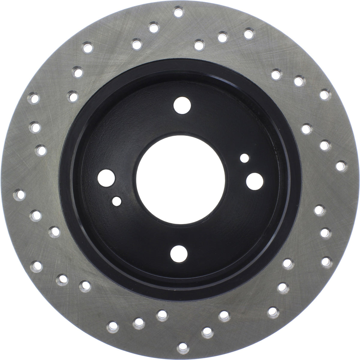 StopTech Sport Cryo Cross Drilled Brake Rotor; Front Left
