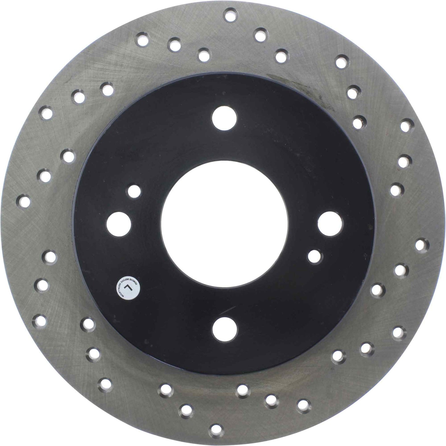 StopTech Sport Cryo Cross Drilled Brake Rotor; Front Left