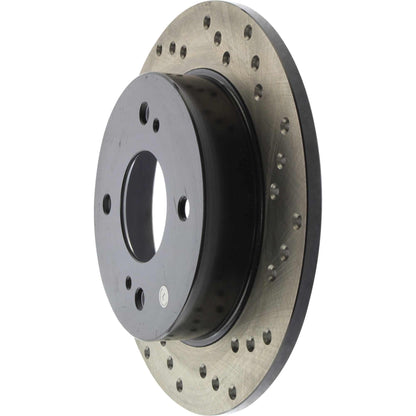 StopTech Sport Cryo Cross Drilled Brake Rotor; Front Left