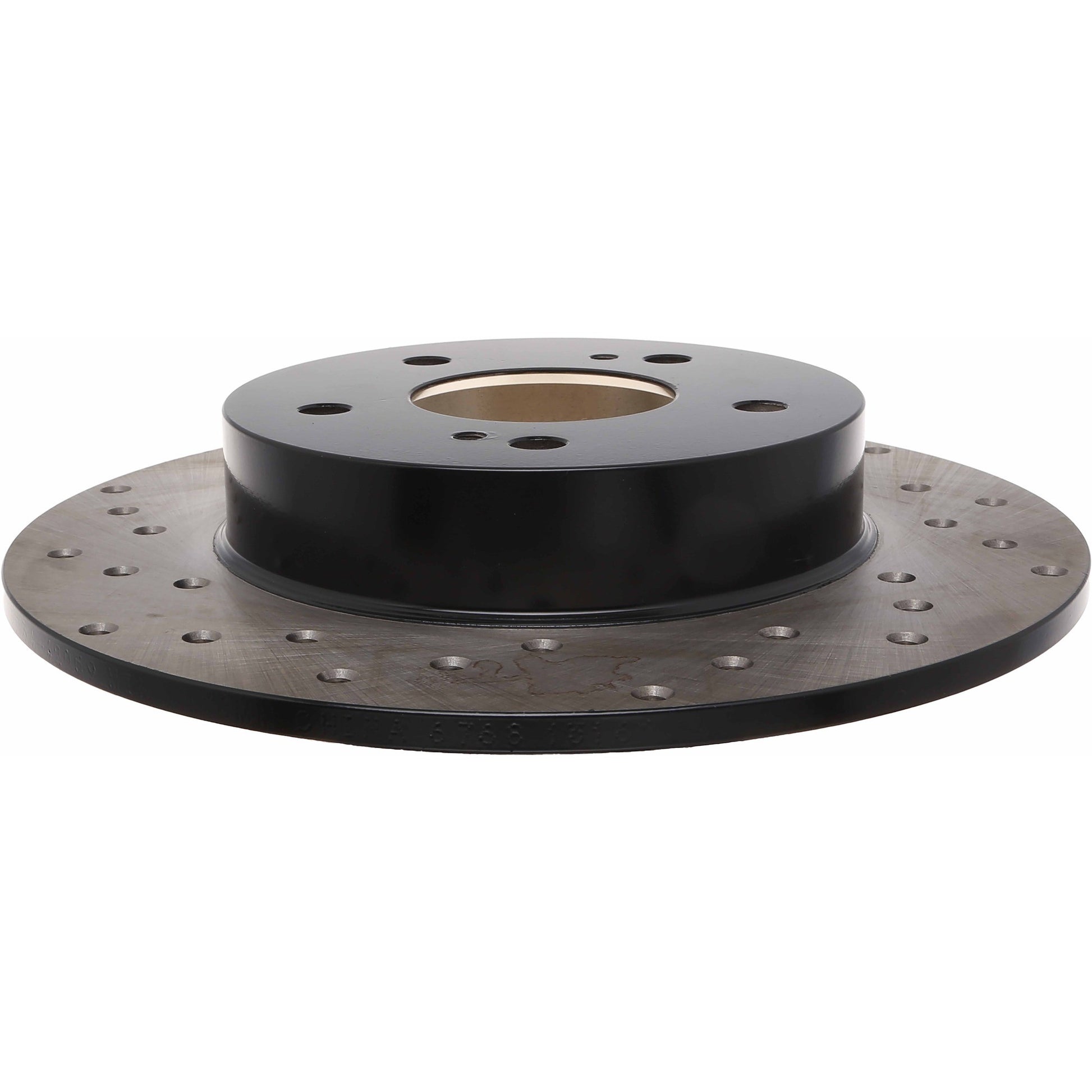 StopTech Sport Cross Drilled Brake Rotor; Rear Right