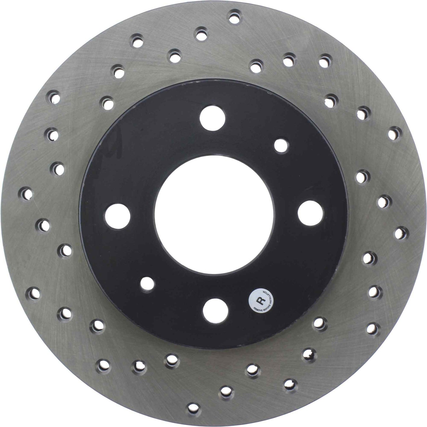 StopTech Sport Cross Drilled Brake Rotor; Front Right