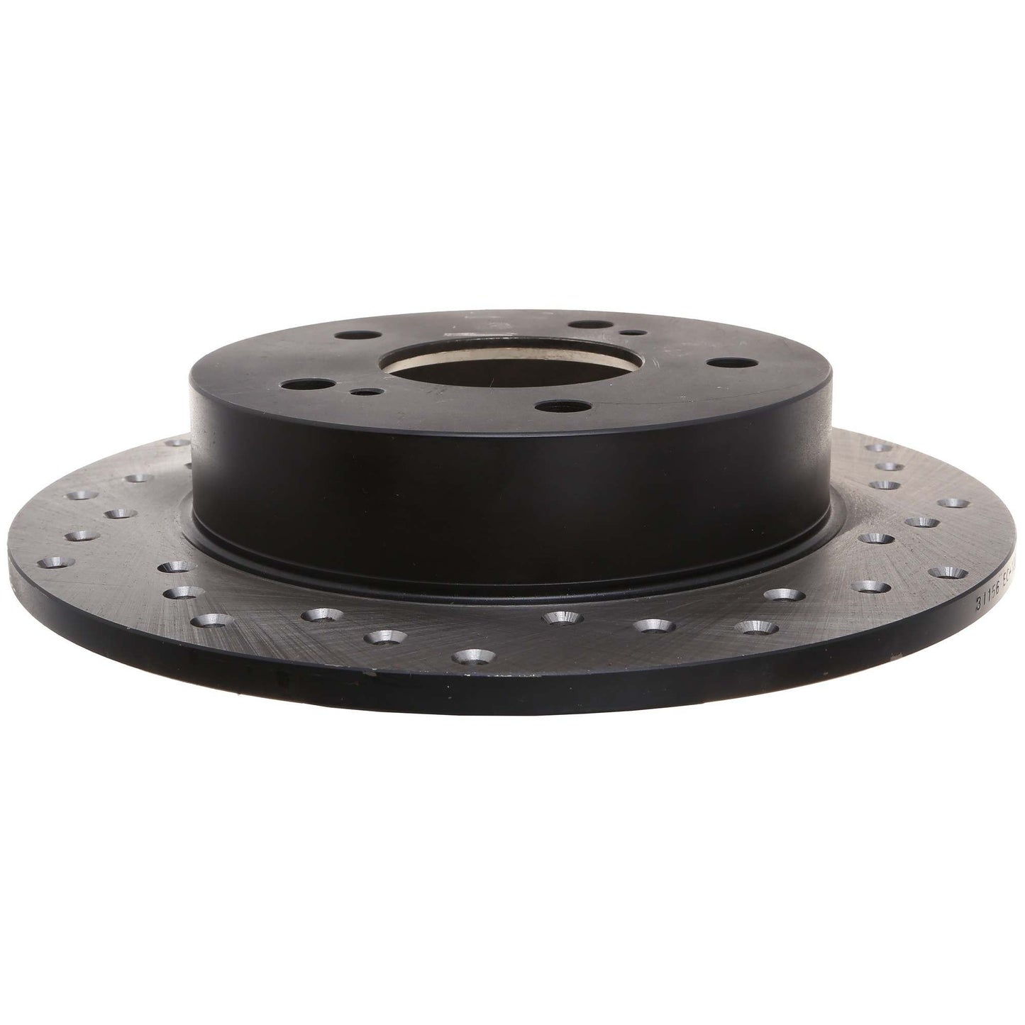 StopTech Sport Cross Drilled Brake Rotor; Rear Left