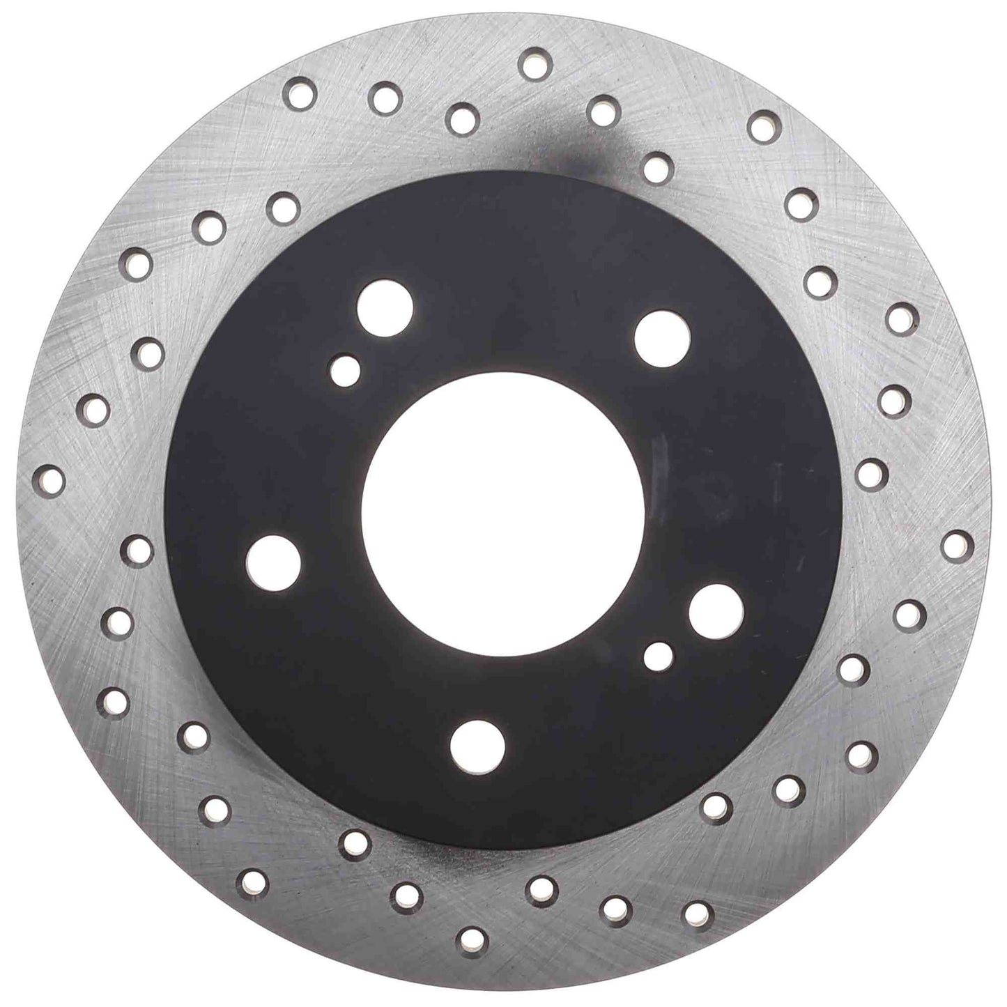 StopTech Sport Cross Drilled Brake Rotor; Rear Left