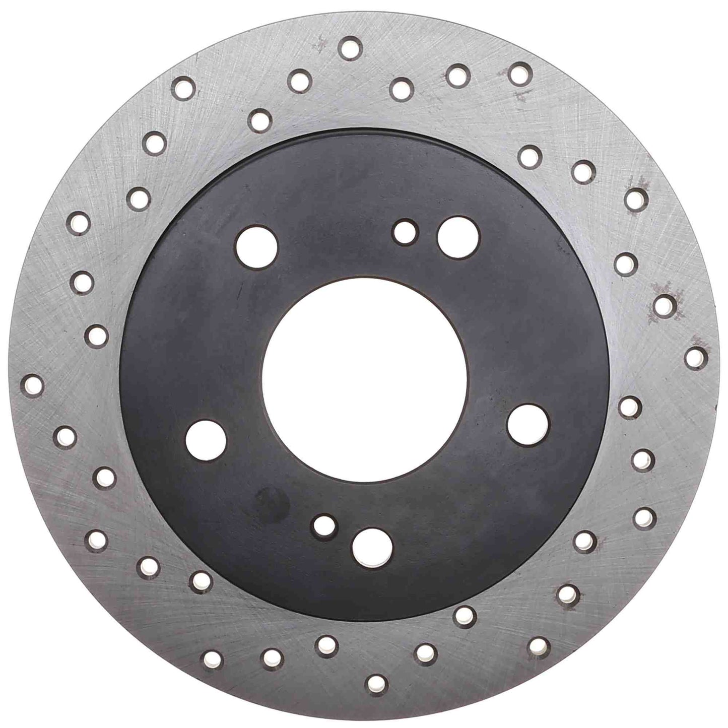 StopTech Sport Cross Drilled Brake Rotor; Rear Right