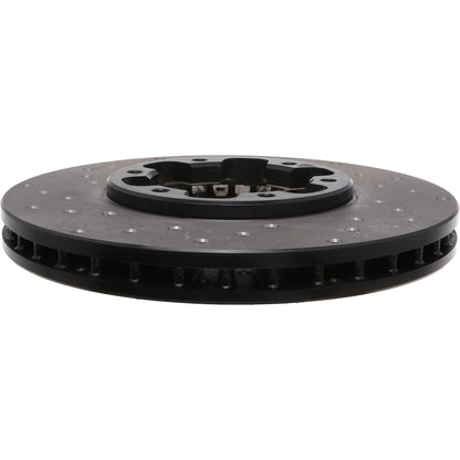 StopTech Sport Cross Drilled Brake Rotor; Front Right