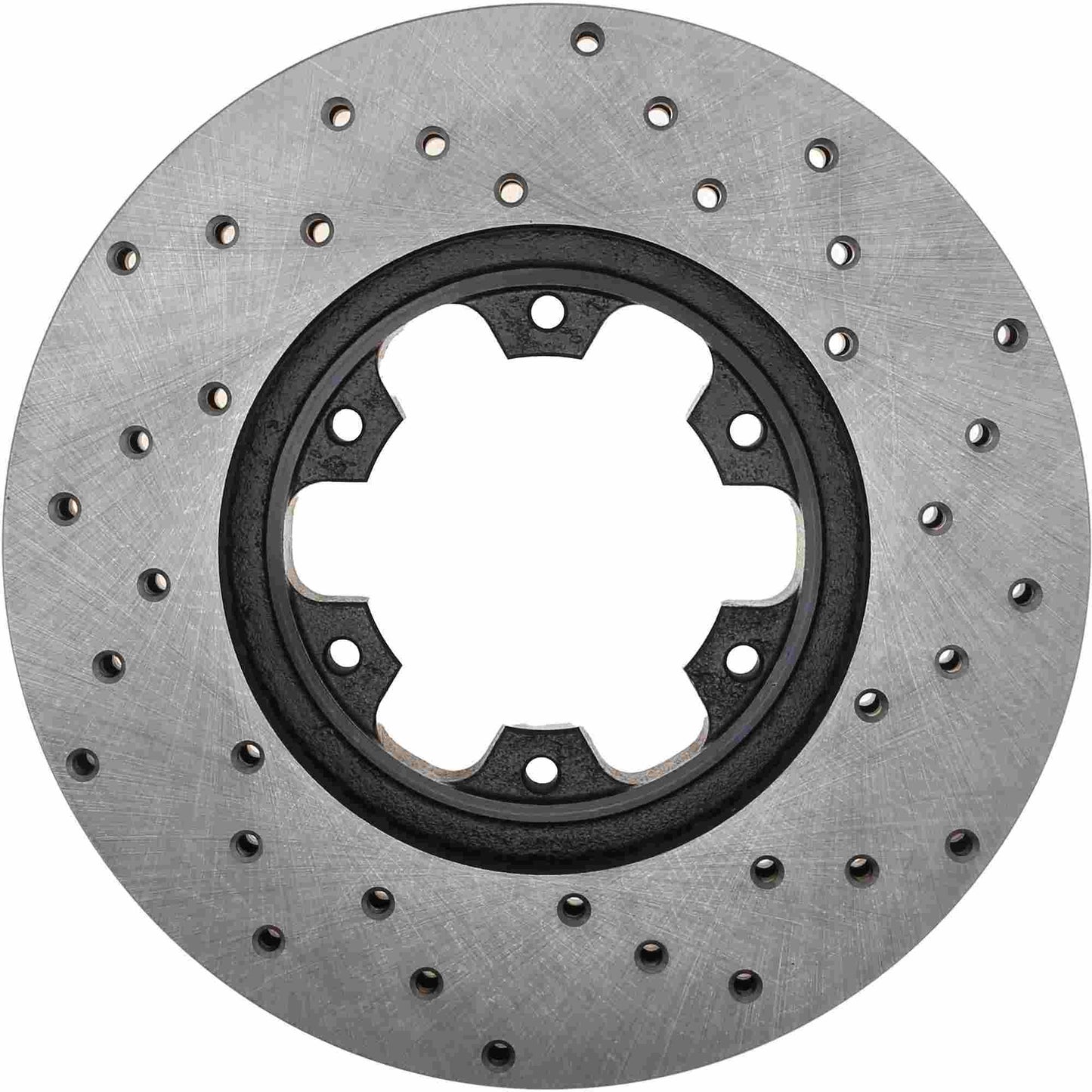StopTech Sport Cross Drilled Brake Rotor; Front Right