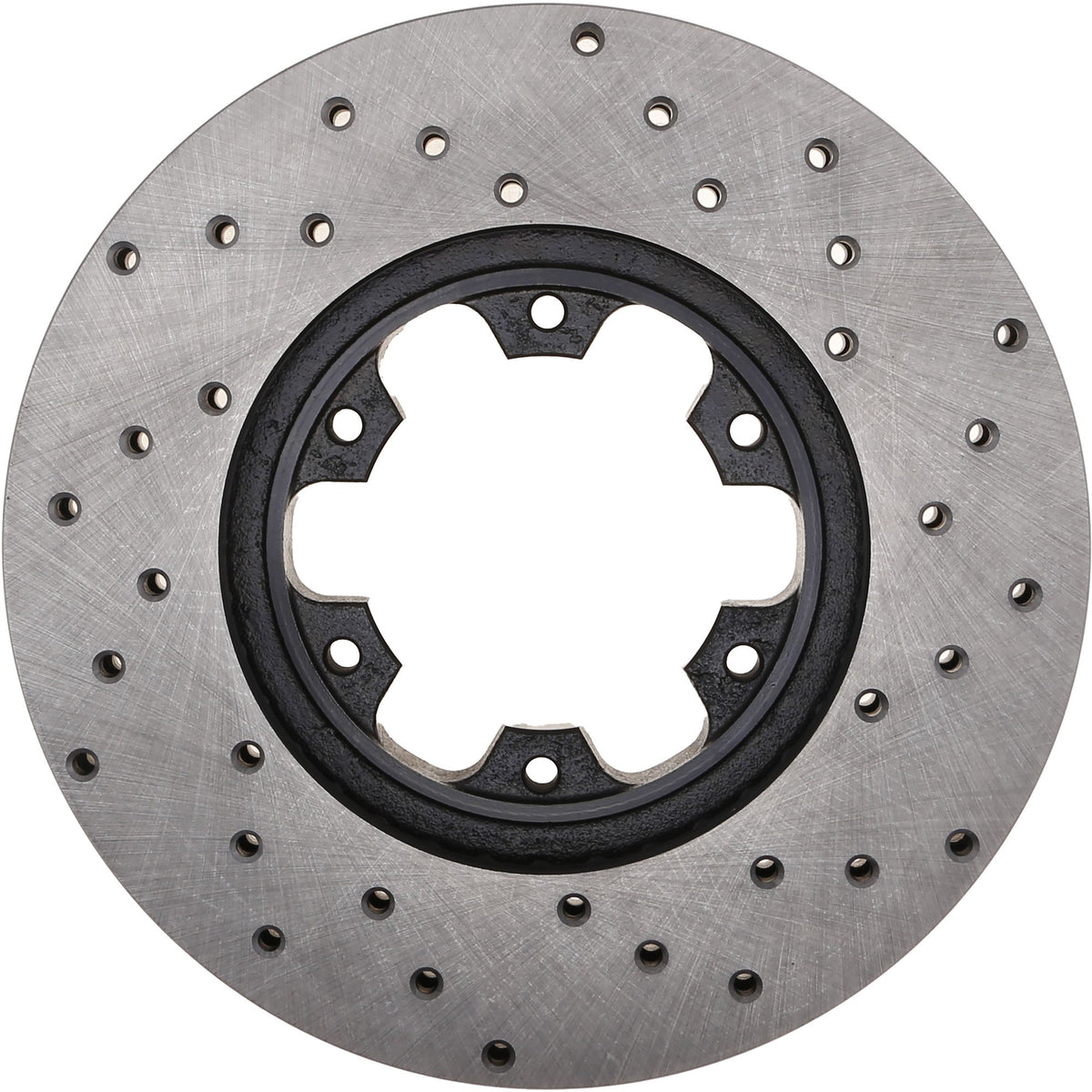 StopTech Sport Cross Drilled Brake Rotor; Front Right