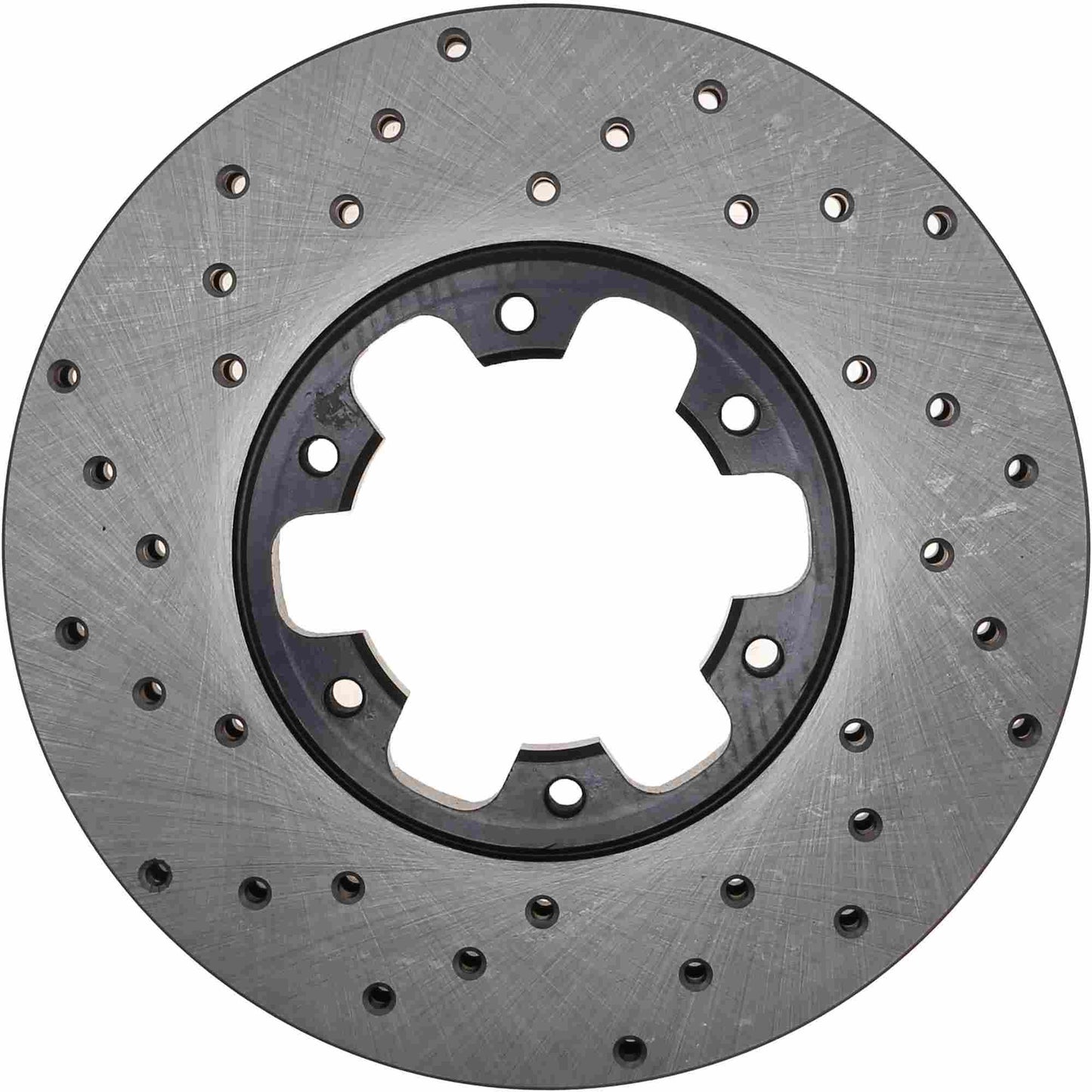 StopTech Sport Cross Drilled Brake Rotor; Front Right