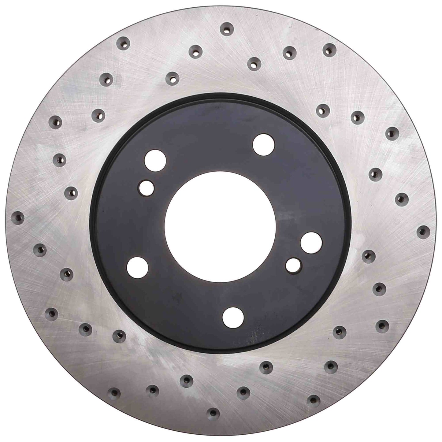 StopTech Sport Cross Drilled Brake Rotor; Front Right