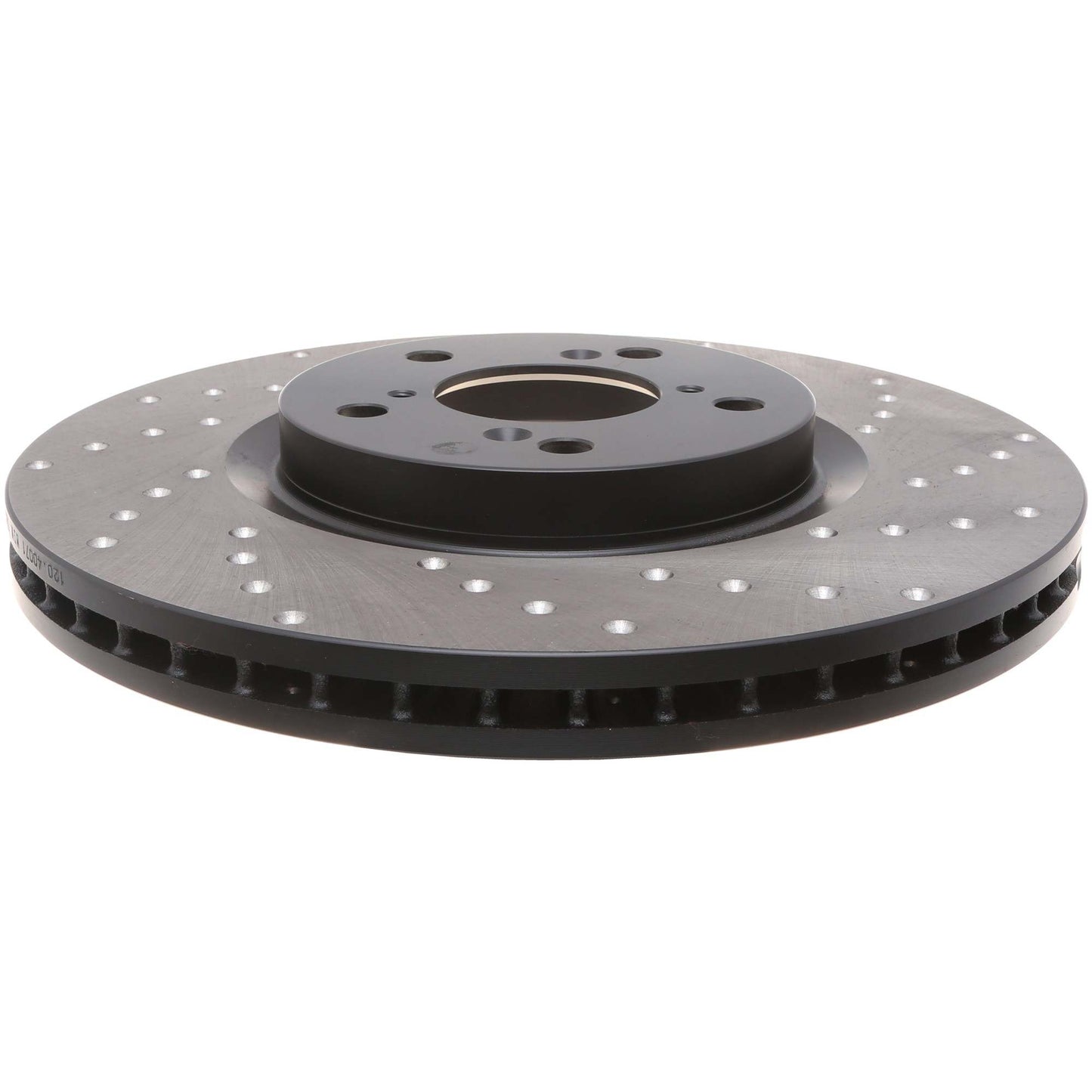 StopTech Sport Cryo Cross Drilled Brake Rotor; Front Left